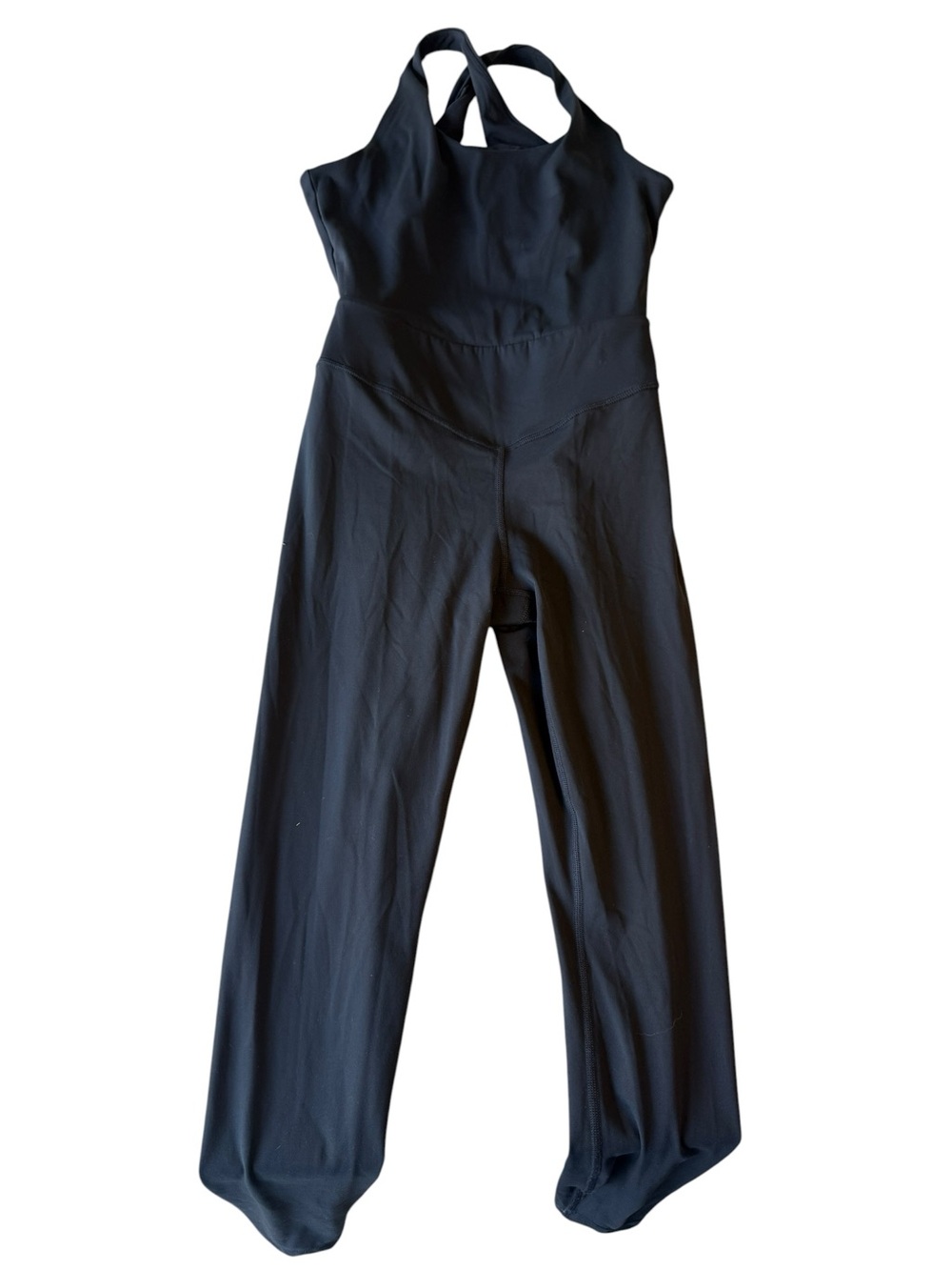 JoyLab Black Strappy Wide-Leg Jumpsuit